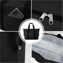 Cooler Bags - Lunch Bag - Foldable Cooler Bag - 20 L - 30x27x19 Cm - Insulation - 300D Oxford Cloth - Handle Strap - Cooler Bag - Lunch Bag - Insulated Cooler Bag - Picnic Bag - Cooler Lunch Bag - Handbag - Shopping Bag - Black - Sustainable