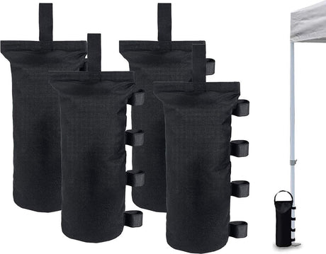 Weights for Pavilion - Waterproof Sandbags for Tent - 4 Pieces - Stand Protection Set - Weight Bag - Sandbags - Thickened Sandbag - Sandbags for Tent - Weight Bags - Party Tent - Weighted Base - ø15cm - Awning/Tent - Windproof - Thick