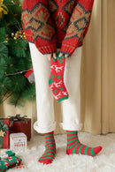 Christmas Socks - 5 Pairs - Ladies' House Socks - Christmas Socks - Heated Socks - Anti-Slip Socks - Bed Socks - Warm Socks - Christmas Gift for Women - Colorful Socks - Cheerful Socks - One Size - Thick - Socks - Fluffy Socks - Christmas Tree - Christmas