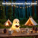 Halloween Cute Ghost Reading Lamp - Halloween Ghost Night Light - Halloween Decoration - Ghost Reading Book Lamp - Ghost Decoration - 3D LED Halloween Cute Ghost Figurine Fireplace Chimney Decoration for Home - 15 cm - Warmly Illuminated