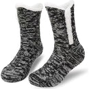 Socks - Plush Socks - Warm Socks - Winter Socks - House Socks - Fluffy Socks - Thick - Warming Quality - Comfort - Soft - Warm - with Plush Lining - Black - Unisex - Christmas Gift - Christmas - Gift - Perfect as a Christmas gift