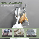 Wall Hook - Swivel Hooks - Foldable Coat and Towel Hook - Triple Hook - Small Hooks - Hanging Hooks - Wall Hook - Coat Hook - Towel Hanger - Small Towel Hooks - Coat Rack Hook - Coat Rack Hooks - Hat Hook - Metal - For Bathroom, Kitchen - Chrome Silver