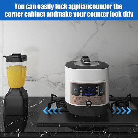 24 Piece Appliance Sliders - Furniture Protection - 19mm - Appliance Slider - Kitchen Appliance Sliders for Countertop Easy to Move and Space-Saving - Anti-Scratch - For Coffee Machines, Air Fryer, Pressure Cookers, Deep Fryer