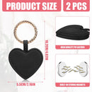 Magnetic Hat Clips - 2 Pieces - Hat Clips - On the Go - For Travel - Compact and Portable - For Men and Women - Outdoor - Universal - Magnetic - Anti-Lost - Black