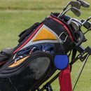 Golf Bag - Bag For Golf Balls - Golf Bag Storage Bag - Pocket-Sized Golf Ball Cleaner - Waist Bag For Golfers - With Hooks - For Golf Balls - For Water Bottle And Towel Holder - Blue