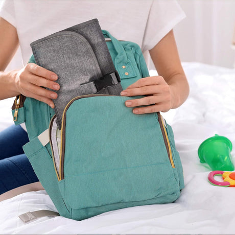 Baby Changing Mat On the Go - Changing Mat - Portable Changing Mat - Foldable - Diaper Bag - Diaper Pouch - Baby - Perfect Baby Shower Gift - Spacious & Water Resistant - Comfortable