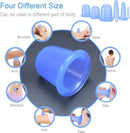 Cellulite Cups - Cupping For Cellulite - Premium Quality Cupping Set (7-Piece) - Cupping Cups - Full Body - Cupping Cups Massage - For Face, Arms And Legs - Blue - Vacuum Silicone Cupping Set - Anti-Orange Peel - Anti-Cellulite Massage