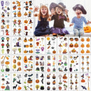 30 Sheets of Kids Halloween Tattoo Stickers - Halloween Decorations - Temporary Tattoo Stickers for Boys and Girls - Suitable for Halloween Candy - Party Bag Fillers - Halloween Stickers
