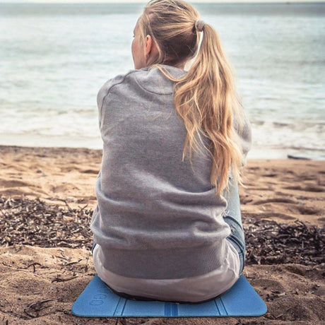 Outdoor Seat Cushions - Foldable Foam Seat Cushion - Hiking Seat Mat - Camping Seat Mat - Foldable Seat Mat - Lightweight - Waterproof - 385x275x8 mm - For Outdoors, Garden, Camping, Picnic - Blue - 1 Piece