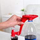 Beverage Vending Machine - 2 Pieces - Beverage Dispenser - Drink and Shot Dispenser - Upside-Down Drink Bottle Drinker - Beverage Dispenser - Tapping - Perfect For Summer Parties And BBQ - Plastic - Red
