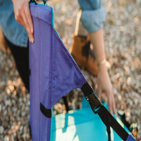 Outdoor Seat Cushions - Foldable Seat Cushion With Backrest - Outdoor Foldable Seat Cushion - Legless Chair Beach Backrest Chair - For Stadium Outdoor Camping Fishing Beach - 42x40 Cm - Blue - 1 Piece