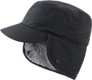 Beanie - Winter hat - Men's winter hat - Winter ear flap hat - with visor - with ear flaps - Ski hat - Cold weather - Trapper hat - Ear warmers Water-repellent outdoor hat - Winter - for outdoor sports, skiing, cycling, hiking, running - black