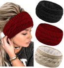pieces - Headbands - Winter Headband for women - Ear warmers - Knitted Headbands - warm headbands - winter accessories - sports headband - cold weather headband - Christmas gifts - hair tie - hair accessories - black, red, khaki