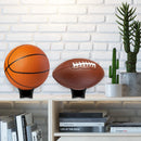 4 pieces - Ball holder - Ball rack - Ball stand - Acrylic ball rack - Ball storage rack - Display rack - football stand - ball holder - acrylic sports ball stand - volleyball support - for basketball, volleyball, football, rugby ball - 12*6.5 cm - black