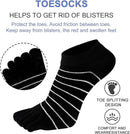 5 pairs - Toe socks - Toe socks - Yoga socks - cotton toe socks for women - Runner toe socks - Runner Toe socks - Smooth toe seam - Cotton - Comfortable Socks - sports socks - loose toe socks - breathable sports socks - black