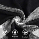 scarf - women's scarf - Women's Triangle Scarf - women's winter scarf - small scarves for women - Women's Wrap - Triangular scarf - Scarf with fringe - Faux cashmere - Warm for autumn and winter - Large checked tassel scarf - Black & White