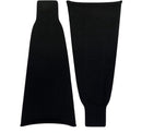 Leg warmers - 1 pair - Socks - Winter leg warmers - Warm leg warmers - Long socks - Calf socks - Knee socks - Stacked socks - Autumn and winter socks - knitted socks - retro accessories - black