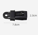 20 pieces - Tent clamps - Tarpaulin clips - Tent clip - tent clip awning clip - camping awning clip - crocodile clips - tarpaulin clip tarpaulin clip - for swimming pools, canopies, caravan awnings, car covers, outdoor tents, canopies and covers - 7.8*2.3