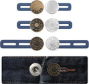 pieces jeans button extenders - Buttonhole Extender - Trouser Widening Button - Waistband Extenders - Unisex - Instant Waist Extender Buttons - Trouser Extender - Jeans Trouser Extender - No Sewing Required Jeans Waist Extenders