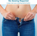 pieces jeans button extenders - Buttonhole Extender - Trouser Widening Button - Waistband Extenders - Unisex - Instant Waist Extender Buttons - Trouser Extender - Jeans Trouser Extender - No Sewing Required Jeans Waist Extenders