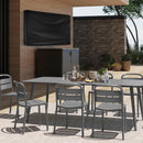 Outdoor TV case 50-52 inch - TV screen protector - waterproof and weatherproof outdoor flat screen case - 210D fabric - 51.2 x 5.9 x 32.6 inches - black