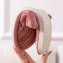 Slippers - 2 Pieces - women's slippers - men's slippers - House shoes - Grey men's slippers size 43-44 - Pink women's slippers size 39-40 - Couples - Nice and soft - Comfeet - Non-slip - Unisex - for autumn and winter - Pink and Grey