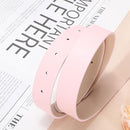 Belt - women's belt - Stylish retro - Trouser belt - Women - Adjustable Unisex Belt - 110cm - leather - women's belts for jeans dresses trousers women's leather waist belt with gold buckle - 110 CM - Pink