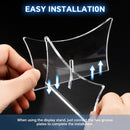 4 pieces - Ball holder - Ball rack - Ball stand - Acrylic ball rack - Ball storage rack - Display rack - football stand - ball holder - acrylic sports ball stand - volleyball support - for basketball, volleyball, football, rugby ball - 12*6.5 cm - transpa