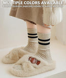Pairs of Socks - Women's Socks - House Socks - Women's Socks Size 36/40 - Warm Socks - Knitted Socks - Warm Winter Socks - Autumn and Winter Socks - Comfortable Fashion Striped Athletic Socks - Stockings - Soft, Absorbent, Breathable