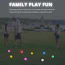 golf balls - 6 Pieces - Glow in the Dark golf balls - LED illuminated golf balls - multicolour
