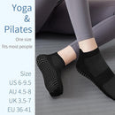 pairs - Socks - Pilates socks - Yoga socks - Non-slip socks - Pilates non-slip socks - Women's non-slip socks - non-slip yoga socks - floor socks for home - for Pilates, trampoline, fitness, ballet - black