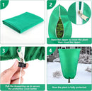 Plant cover - 1 piece - 140*200cm - Frost-resistant plant cover - Winter cover - Potted plant bag - Frost cloth - Plant frost cover - Winter protection bag for plants - Winter plant covers - with zipper and drawstring - for outdoor plants, potted fruit tr