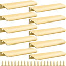 10 pieces - 150*40*17.5 mm - Cabinet handles - Drawer handles - Concealed handle - Aluminum alloy handle - kitchen cabinet handles - furniture accessories - hardware - brushed gold