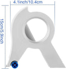 Tape Dispenser - Portable masking tape dispenser - adhesive tape dispenser - Seam sticker tool - for wall and floor painting - for paintwork, windows and door frames - 15*10.4 cm - white