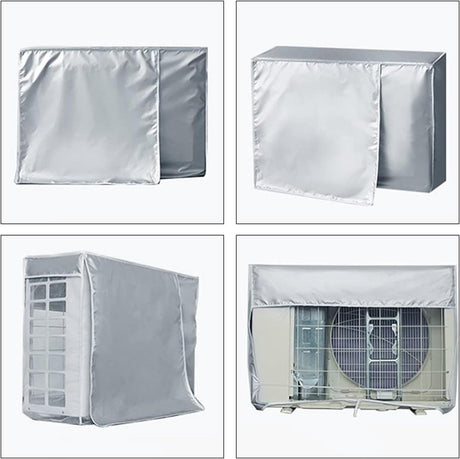 Air Conditioner Cover - Air Conditioner Cover Outdoor Unit - Outdoor Winter Cover - Dustproof - Frost-Resistant - Air Conditioning Covers - Air Conditioner Cover - Durable and Waterproof - Air Conditioner Protective Cover - Universal Air Conditioner Prote