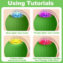 Electric Cat Ball Toy - Cat Toys - Electric Toy Ball - Pet Toys - Smart Toy Ball - Automatic Rolling Cat Ball - Interactive Cat Toy - Rechargeable - Cat Ball for Play and Interaction - Green