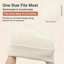 Hat - Knitted hat - Winter hat - Warm hat - Hat with satin lining - warm winter hat - knitted winter hat with fold-over brim - silk lining - soft knitted hat - warm and comfortable - for women and men - white