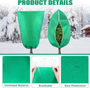 Plant Cover - 1 piece - 240*200cm - Frost Protection Plant Cover - Winter Cover - Potted Plant Bag - Frost Cloth - Plant Frost Cover - Winter Protection Bag for Plants - Winter Plant Covers - with zipper and drawstring - for outdoor plants, potted fruit t