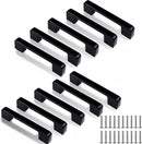 Kitchen cabinet handles - 10 pieces black kitchen handles - Furniture handles - Kitchen handle - Kitchen cabinet handles - Cabinet handles - Drawer handles - Cabinet handles - Kitchen cabinet handles - With screws - Kitchen cabinet door handles - Furnitur