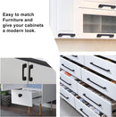 Kitchen cabinet handles - 10 pieces black kitchen handles - Furniture handles - Kitchen handle - Kitchen cabinet handles - Cabinet handles - Drawer handles - Cabinet handles - Kitchen cabinet handles - With screws - Kitchen cabinet door handles - Furnitur