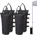 4 pieces - Sandbags - Weight bag - Ballast bags - Gazebo Weights - Ballast bags - cylindrical sandbags - solid windproof sandbag - canopy gazebo weights - for pop-up tent, canopy or parasol - Ø15*50 cm - black - (without sand)