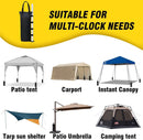 4 pieces - Sandbags - Weight bag - Ballast bags - Gazebo Weights - Ballast bags - cylindrical sandbags - solid windproof sandbag - canopy gazebo weights - for pop-up tent, canopy or parasol - Ø15*50 cm - black - (without sand)