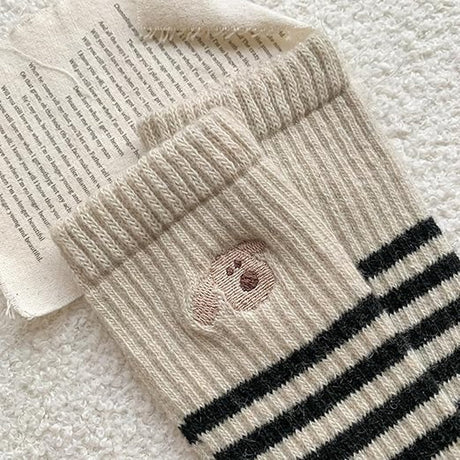 House socks - 5 Pairs - Winter socks - Home socks - House socks for Women and Men - puppy motif - Heated socks - Thick socks - cute soft socks - comfortable, warm and thick socks
