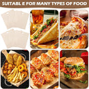 8 pieces - Toaster bags - non-stick toaster bags - non-stick coating - reusable toaster bags - with Teflon coating - washable - for toasters and microwaves - for sandwiches, paninis and snacks - 16*16.5 cm