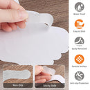 24 pieces - anti-slip stickers - 18*1.3cm - S-shape - anti-slip bath stickers - anti-slip shower stickers - shower stickers - safety strips for baths - for stairs, showers and slippery surfaces - with scraper - transparent
