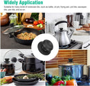4 pieces - Pan lid knob - Lid knobs - Aperture 6-10 mm - Pot Lid Knob - Lid Handle - Lid Knob - Anti-burn knob - Replacement Handles - universal replacement lid knobs for pans - handle for kitchen cookware