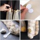 5 pieces - Vegetable bag - Fruit bag - 48*11 cm - Storage bag - hanging mesh bag - reusable large bag for cooking seafood - washable bags - for vegetables and fruit for the kitchen, fridge, potato, onion, garlic, vegetables and fruit - beige