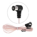 FM Antenna Male Connector Stereo Audio Radio Receiver Adapter Compatible with Denon Marantz Onkyo Raspberry Pi Wave Tivoli
