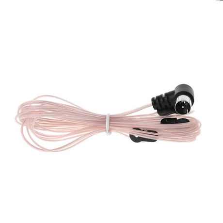 FM Antenna Male Connector Stereo Audio Radio Receiver Adapter Compatible with Denon Marantz Onkyo Raspberry Pi Wave Tivoli