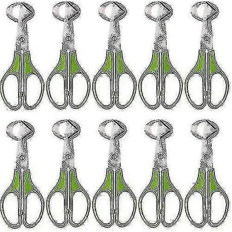Stainless Steel Quail Egg Peeler Cutter Opener Tool, 10 pcs